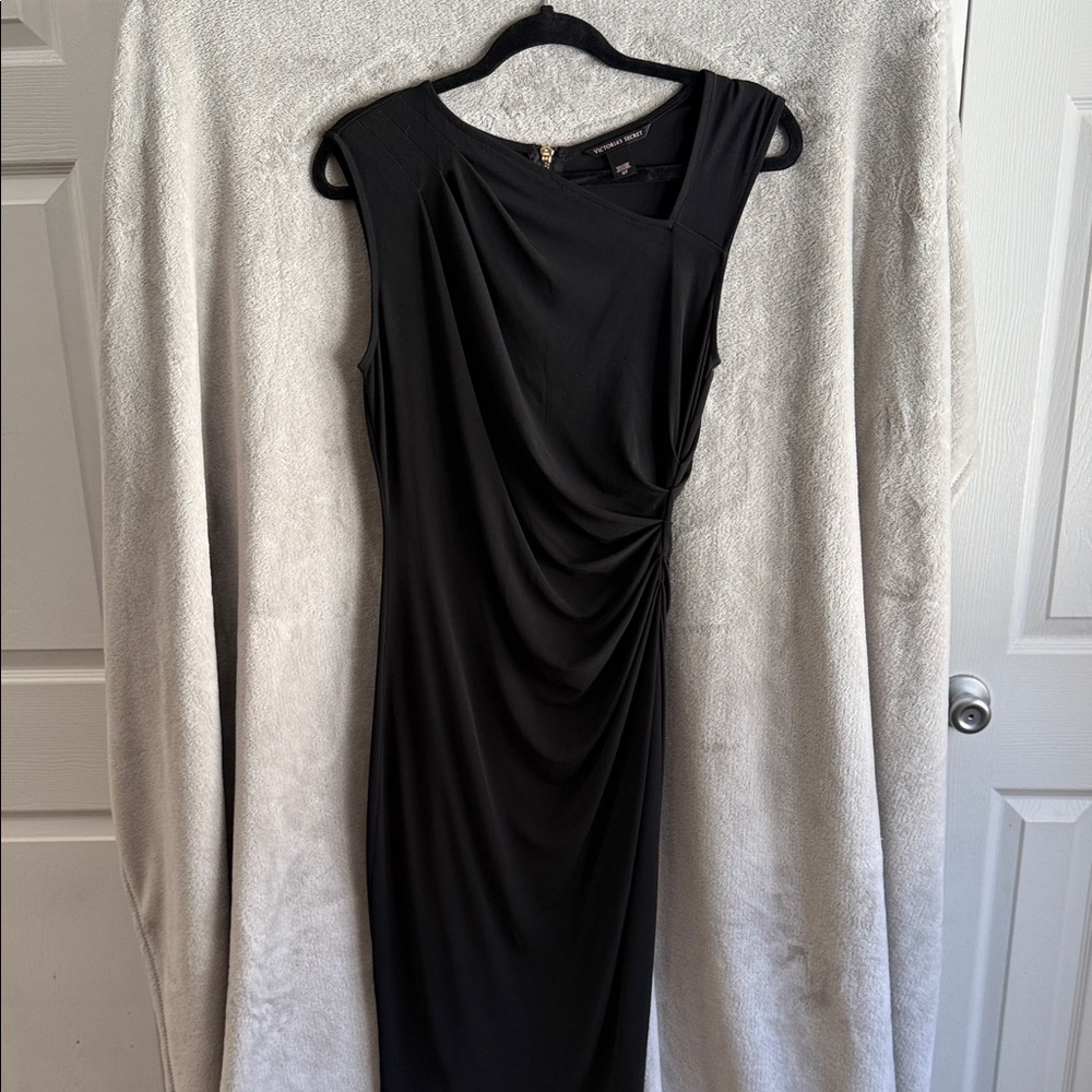 Victoria's Secret Black One Shoulder Dress